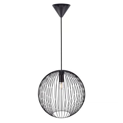Nordlux - Lustr na lanku BERONI 1xE27/60W/230V černá