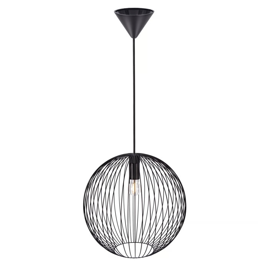 Nordlux - Lustr na lanku BERONI 1xE27/60W/230V černá