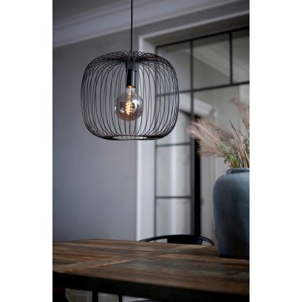 Nordlux - Lustr na lanku BERONI 1xE27/60W/230V černá pr. 40 cm