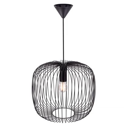 Nordlux - Lustr na lanku BERONI 1xE27/60W/230V černá pr. 40 cm