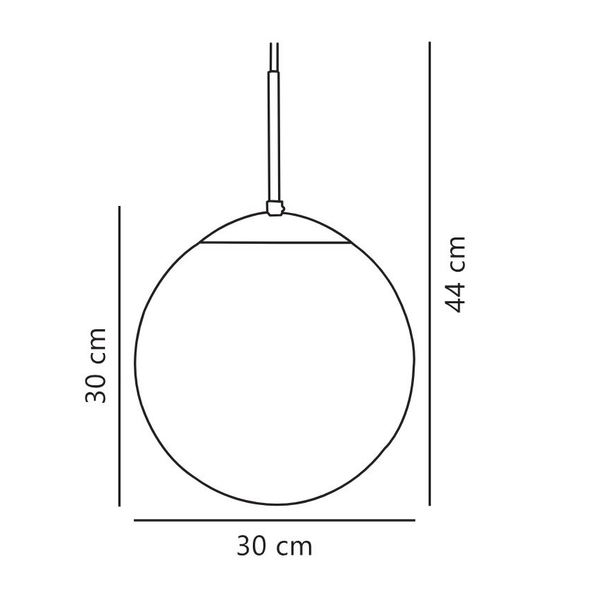 Nordlux - Lustr na lanku CAFE 1xE27/25W/230V pr. 30 cm