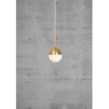 Nordlux - Lustr na lanku CONTINA 1xG9/5W/230V mosaz