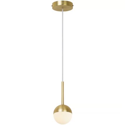 Nordlux - Lustr na lanku CONTINA 1xG9/5W/230V mosaz