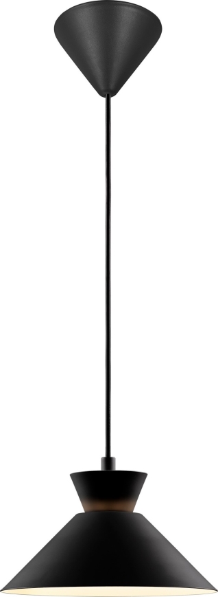 Nordlux - Lustr na lanku DIAL 1xE27/40W/230V pr. 25 cm černá