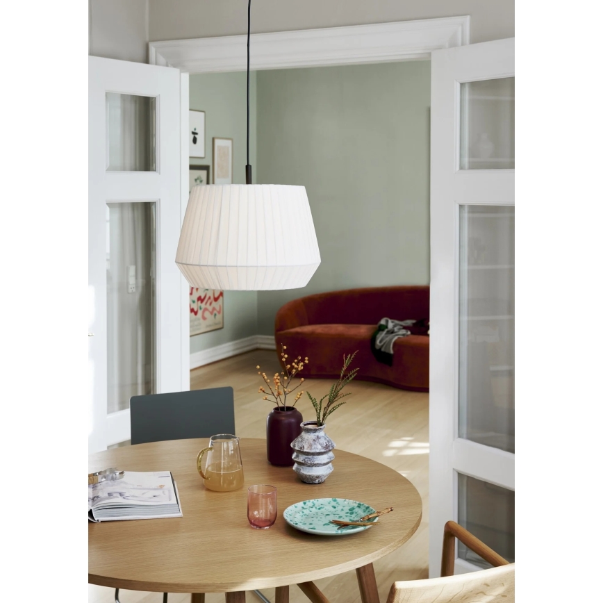 Nordlux - Lustr na lanku DICTE 1xE27/60W/230V pr.40 cm bílá