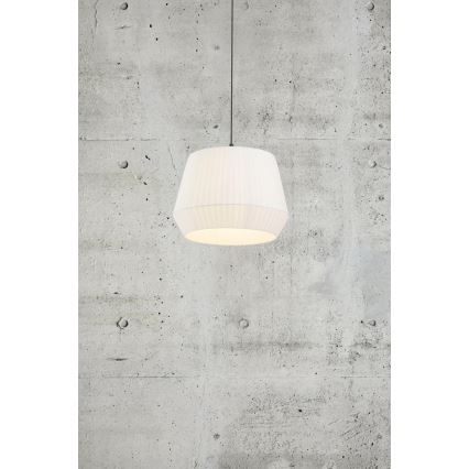 Nordlux - Lustr na lanku DICTE 1xE27/60W/230V pr.40 cm bílá