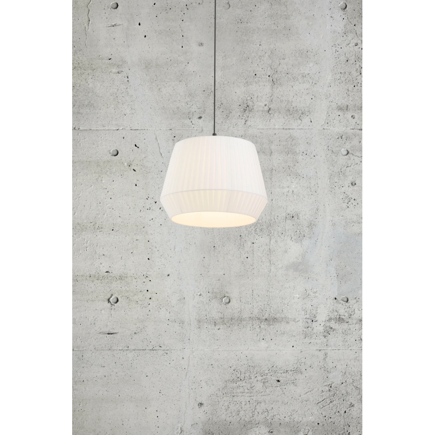 Nordlux - Lustr na lanku DICTE 1xE27/60W/230V pr.40 cm bílá