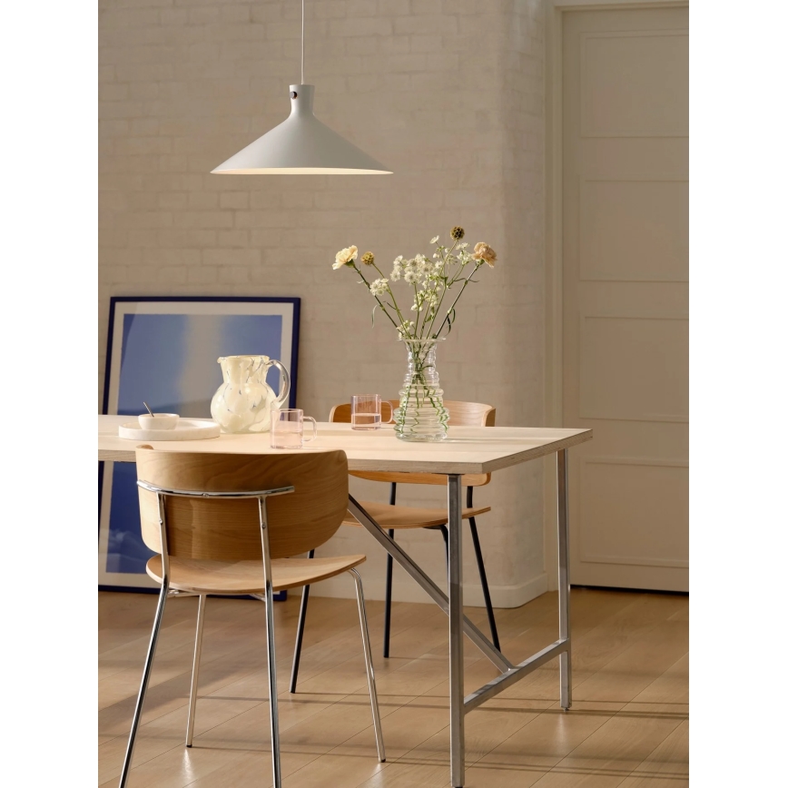 Nordlux - Lustr na lanku DORINA 1xE27/60W/230V bílá