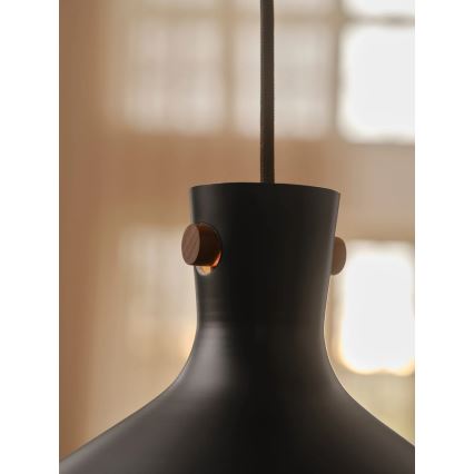 Nordlux - Lustr na lanku DORINA 1xE27/60W/230V černá