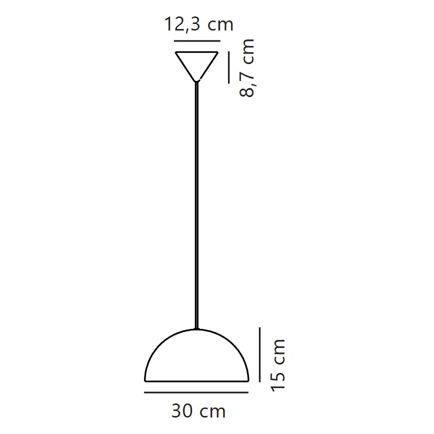 Nordlux - Lustr na lanku ELLEN 1xE27/40W/230V bílá