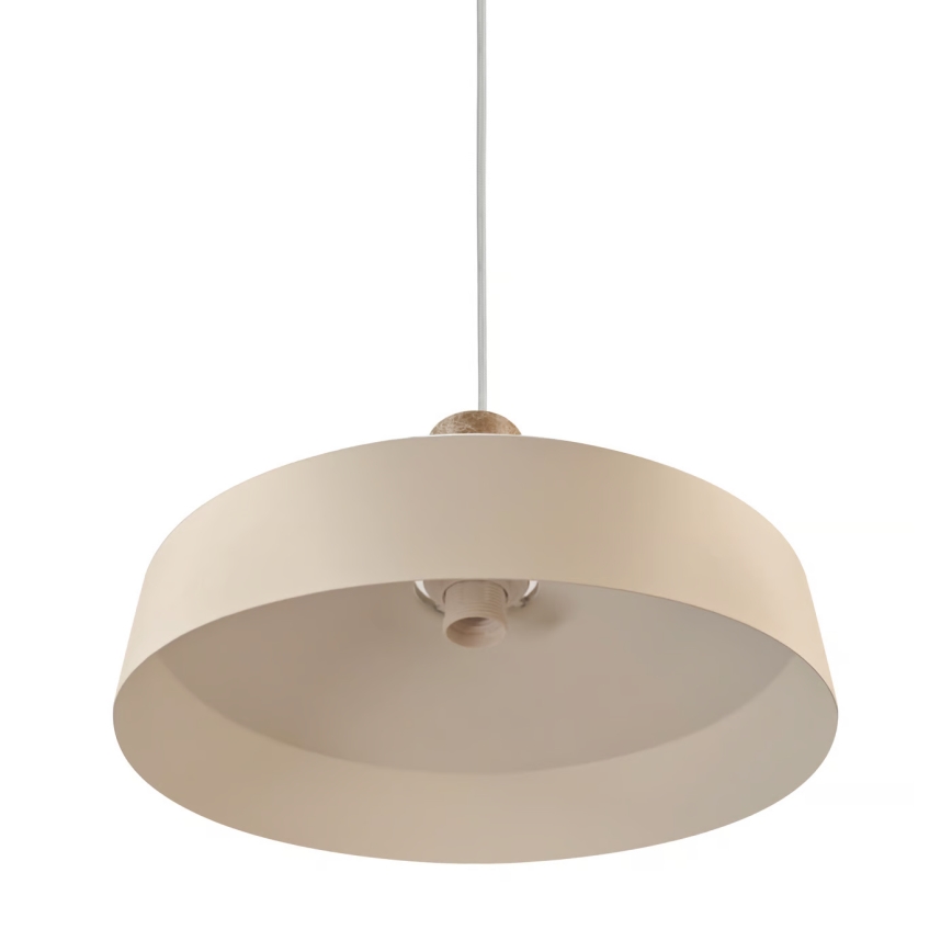 Nordlux - Lustr na lanku ELVAS 1xE27/60W/230V pr. 37,5 cm béžová