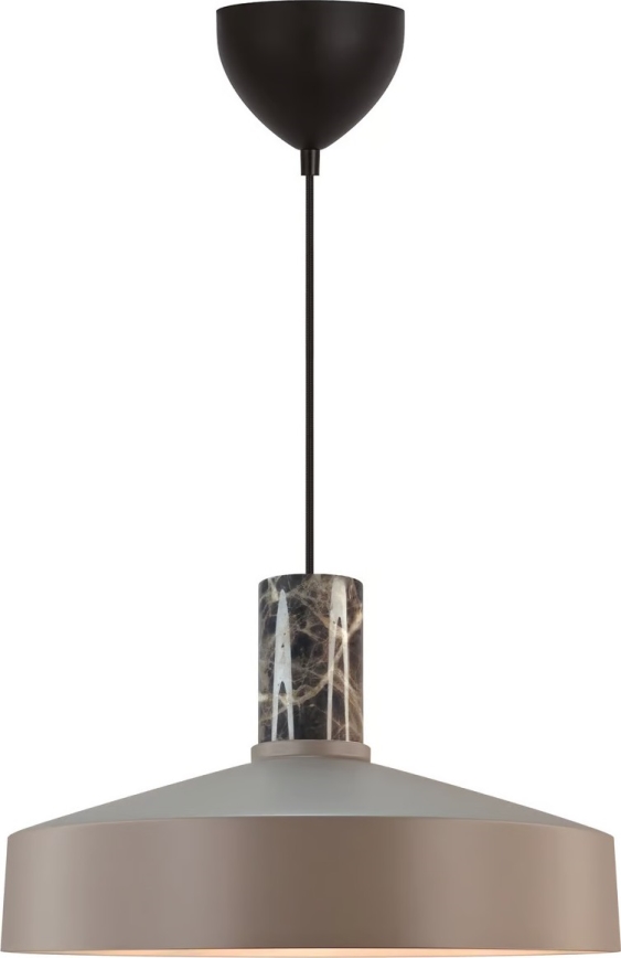 Nordlux - Lustr na lanku ELVAS 1xE27/60W/230V pr. 37,5 cm hnědá