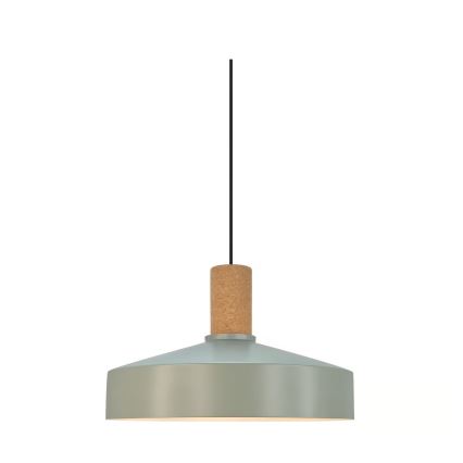 Nordlux - Lustr na lanku ELVAS 1xE27/60W/230V pr. 37,5 cm zelená