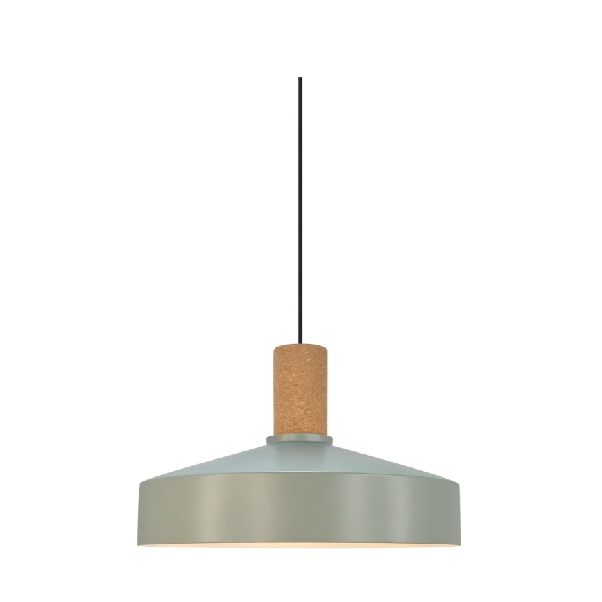 Nordlux - Lustr na lanku ELVAS 1xE27/60W/230V pr. 37,5 cm zelená
