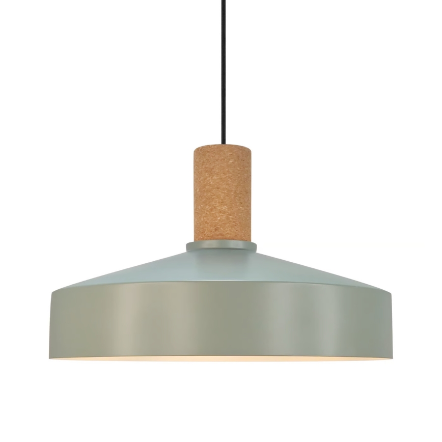 Nordlux - Lustr na lanku ELVAS 1xE27/60W/230V pr. 37,5 cm zelená