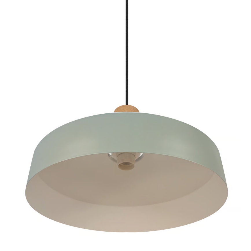 Nordlux - Lustr na lanku ELVAS 1xE27/60W/230V pr. 37,5 cm zelená