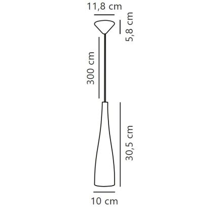 Nordlux - Lustr na lanku EMBLA 1xE27/40W/230V bílá