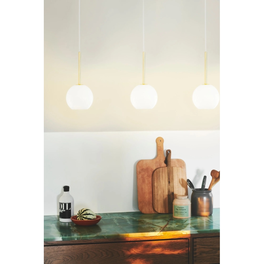 Nordlux - Lustr na lanku FRANCA 1xE14/40W/230V bílá
