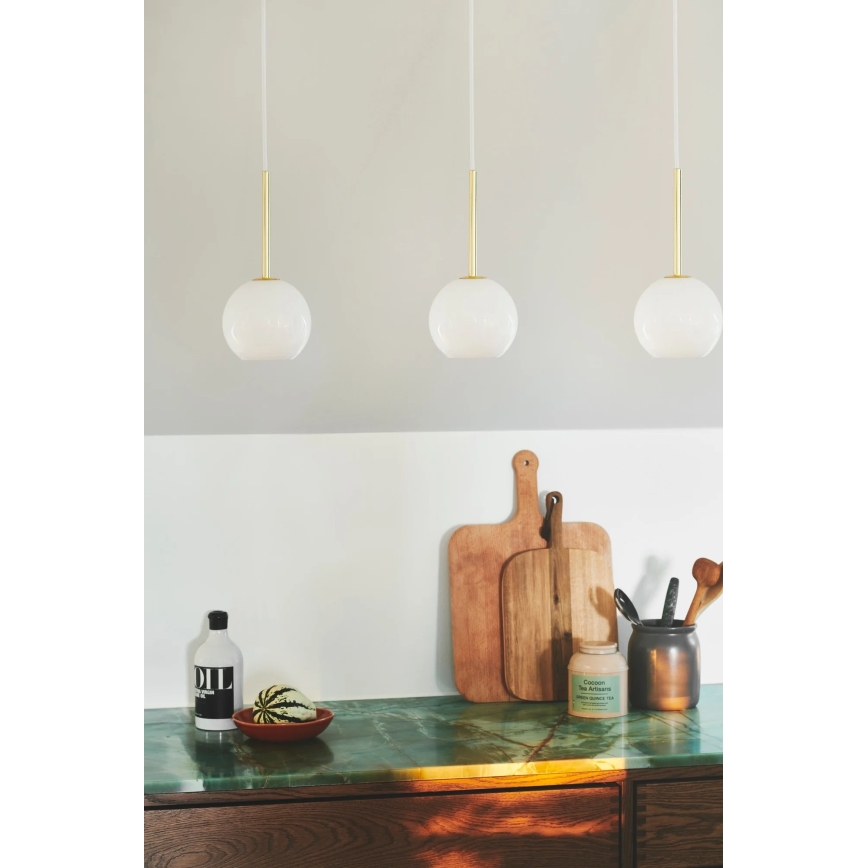 Nordlux - Lustr na lanku FRANCA 1xE14/40W/230V bílá