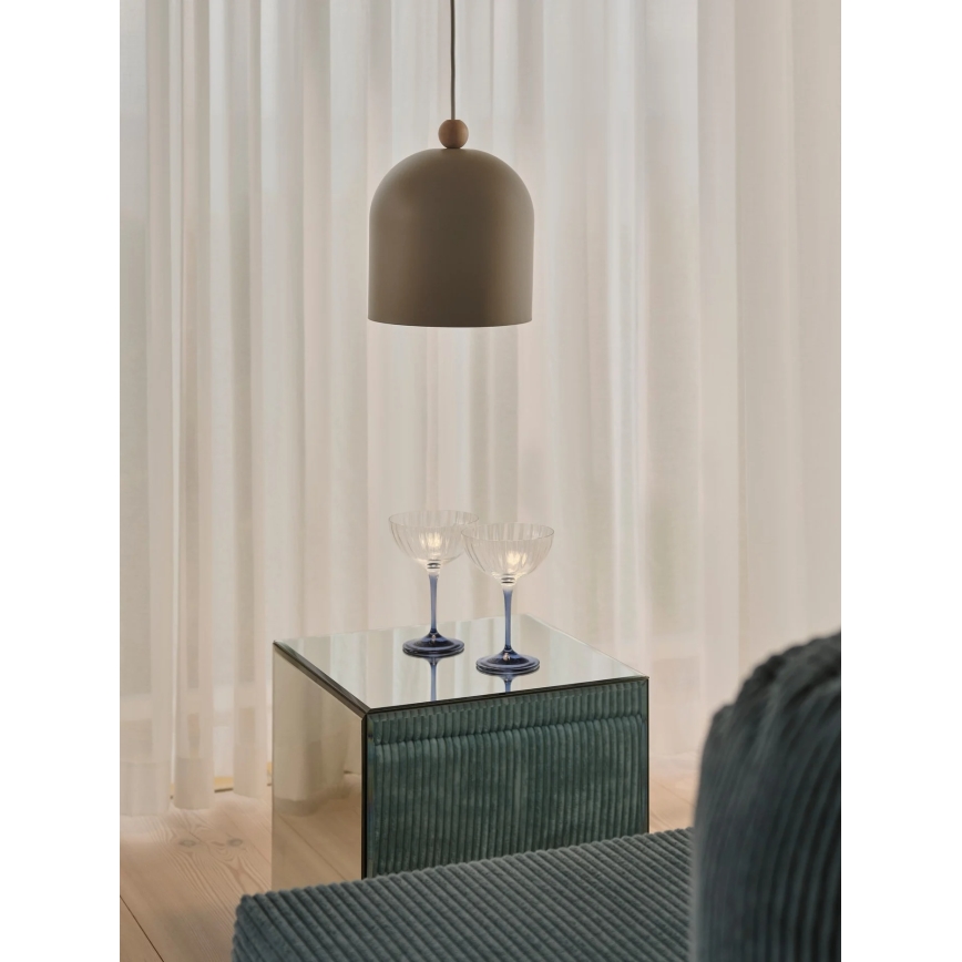 Nordlux - Lustr na lanku GASTON 1xE27/40W/230V béžová