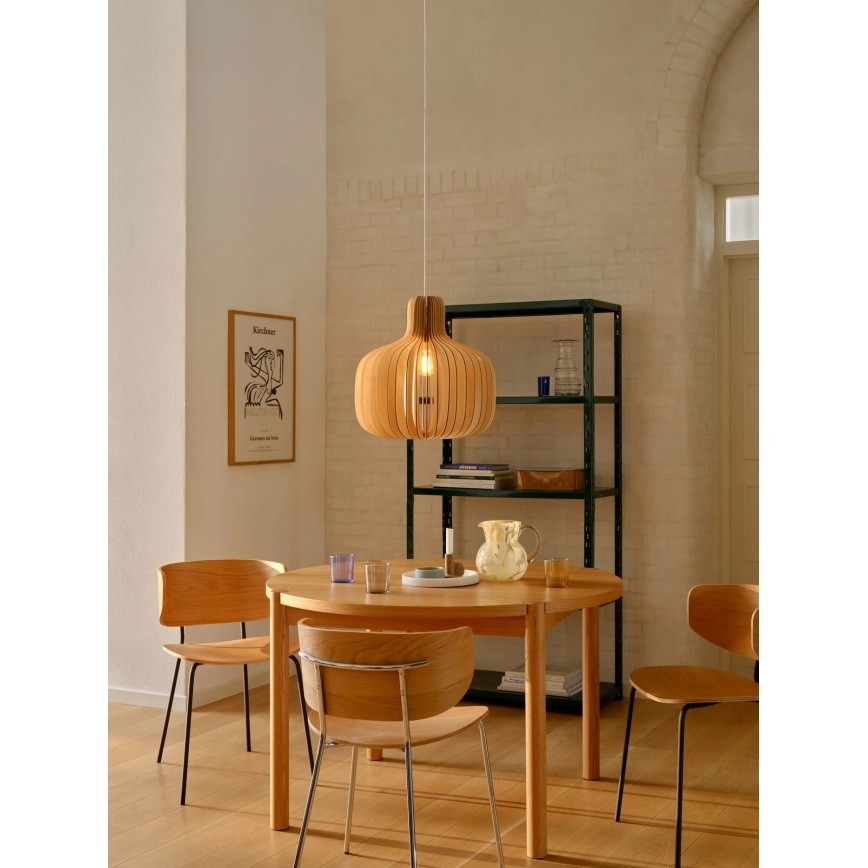 Nordlux - Lustr na lanku HAZO 1xE27/60W/230V béžová