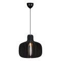 Nordlux - Lustr na lanku HAZO 1xE27/60W/230V černá