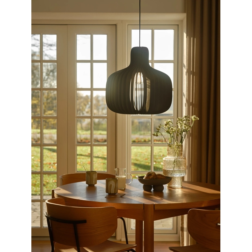Nordlux - Lustr na lanku HAZO 1xE27/60W/230V černá