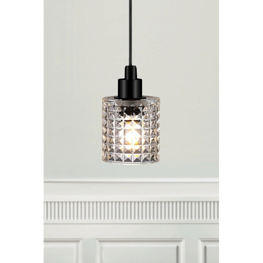 Nordlux - Lustr na lanku HOLLYWOOD 1xE27/60W/230V pr. 10,8 cm čirá