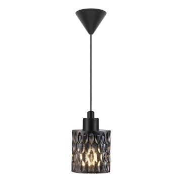 Nordlux - Lustr na lanku HOLLYWOOD 1xE27/60W/230V kouřová