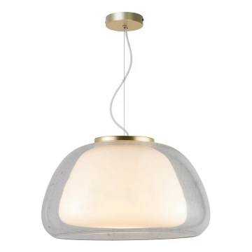 Nordlux - Lustr na lanku JELLY 1xE27/40W/230V bílá/čirá