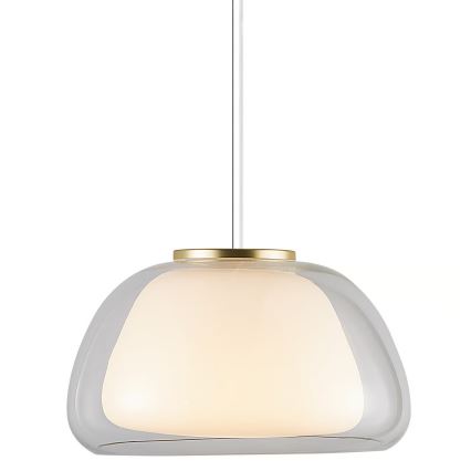 Nordlux - Lustr na lanku JELLY 1xE27/40W/230V bílá/čirá