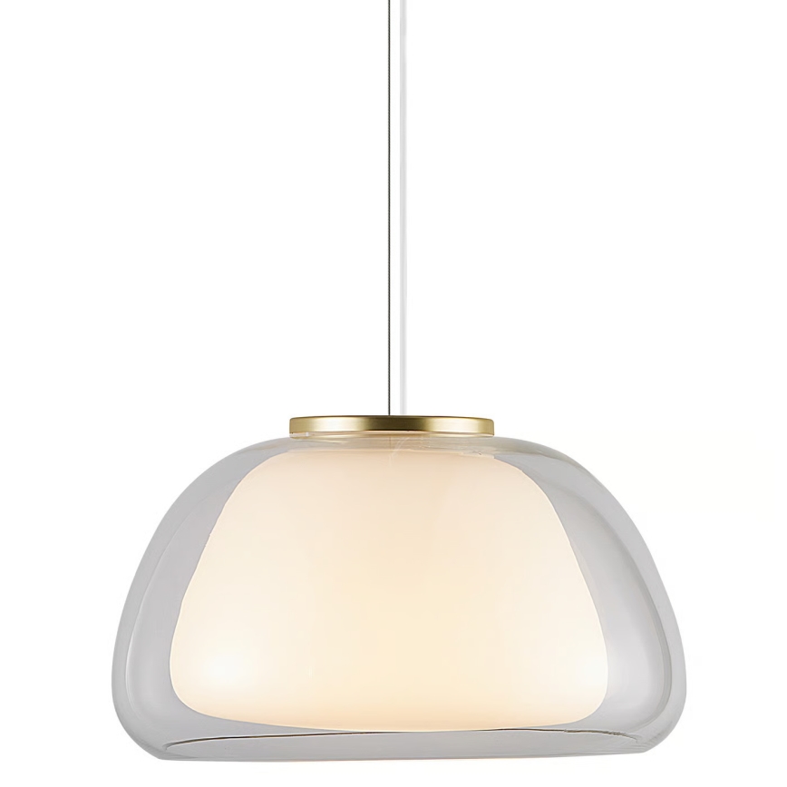 Nordlux - Lustr na lanku JELLY 1xE27/40W/230V bílá/čirá