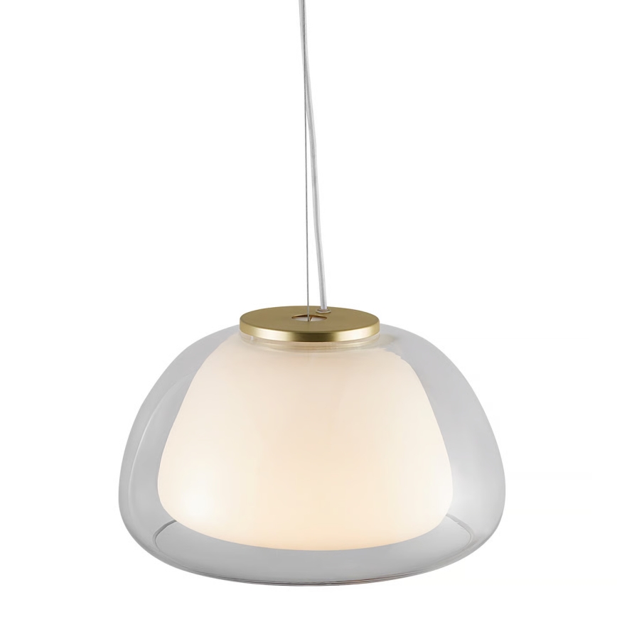 Nordlux - Lustr na lanku JELLY 1xE27/40W/230V bílá/čirá
