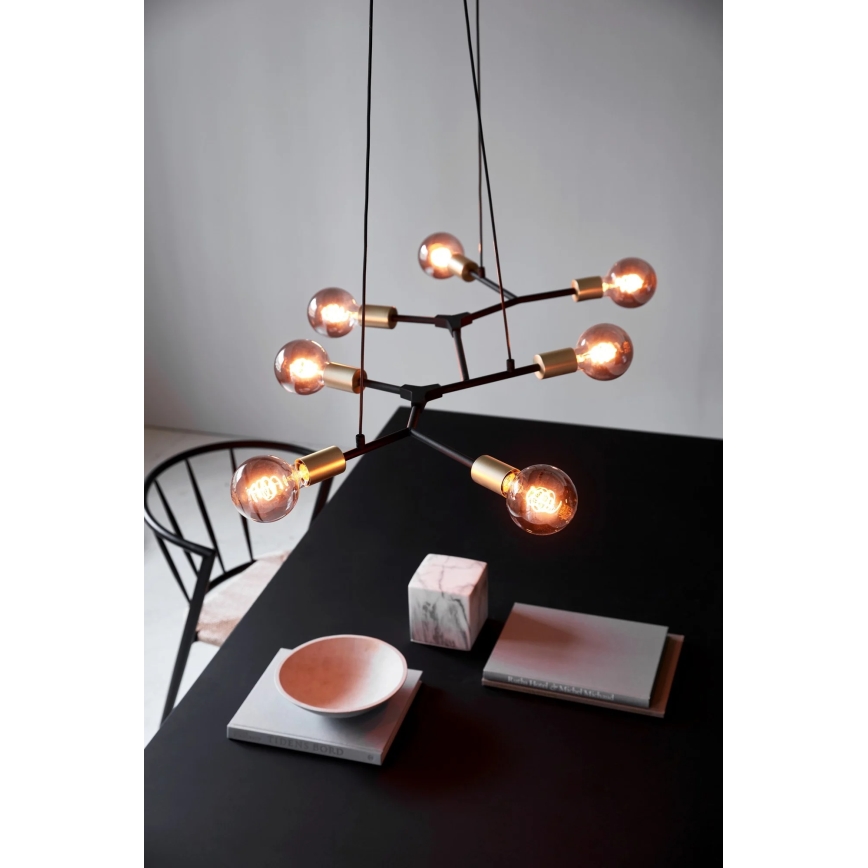 Nordlux - Lustr na lanku JOSEFINE 7xE27/60W/230V