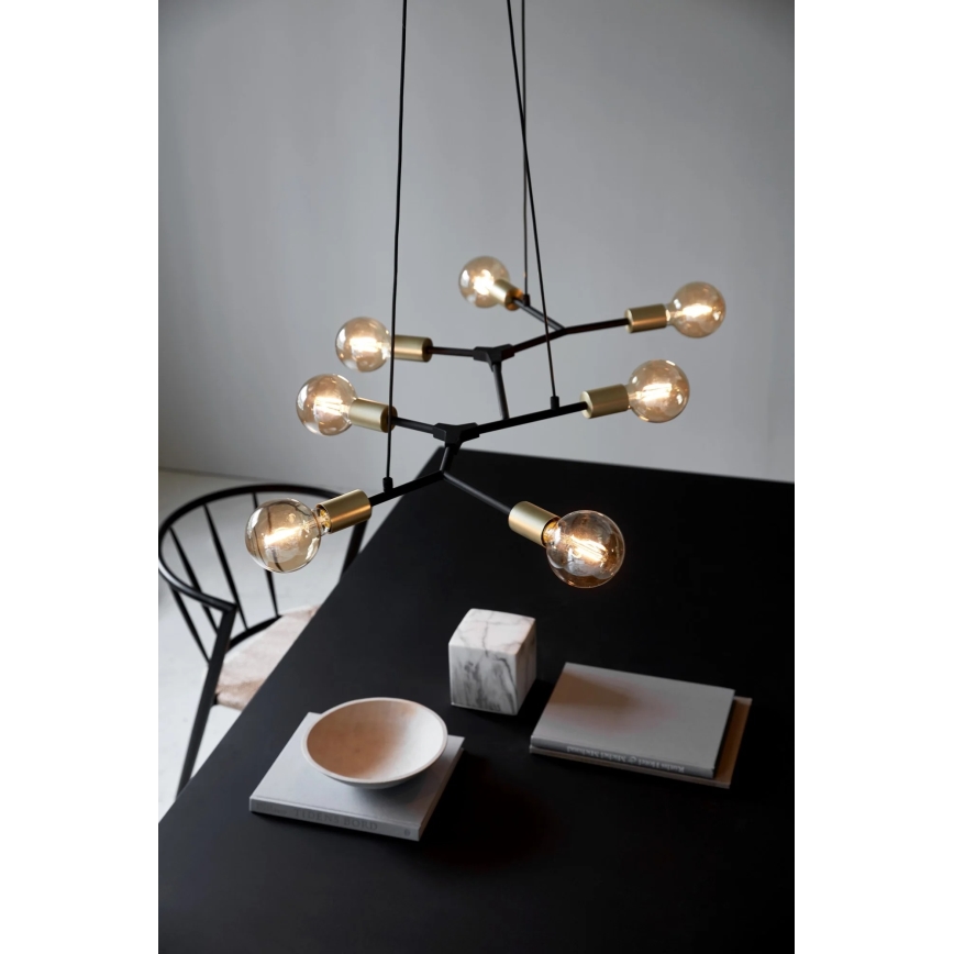 Nordlux - Lustr na lanku JOSEFINE 7xE27/60W/230V