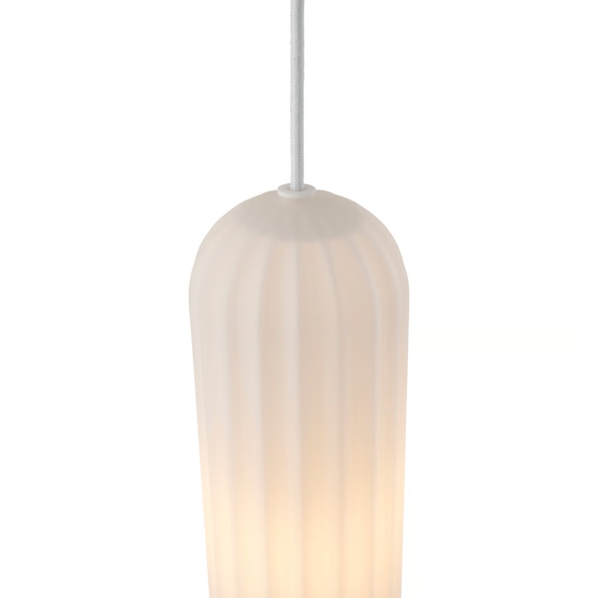 Nordlux - Lustr na lanku MIELLA 1xE27/25W/230V bílá