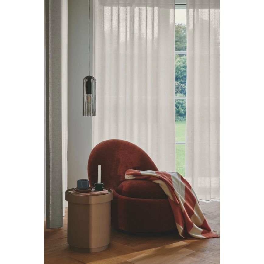 Nordlux - Lustr na lanku MIELLA 1xE27/25W/230V kouřová