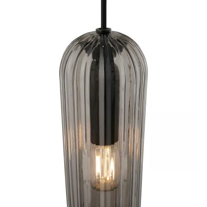 Nordlux - Lustr na lanku MIELLA 1xE27/25W/230V kouřová