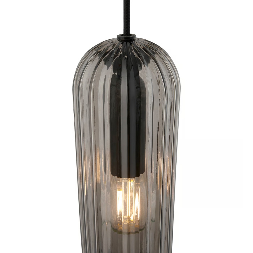 Nordlux - Lustr na lanku MIELLA 1xE27/25W/230V kouřová