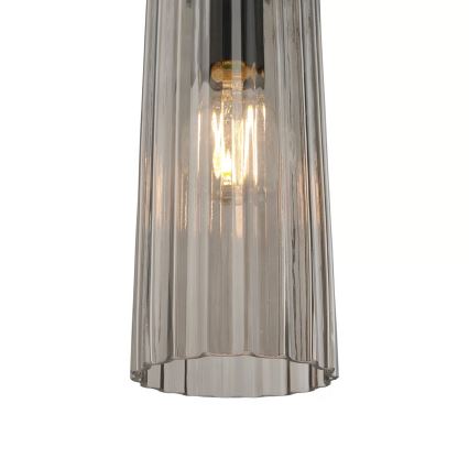 Nordlux - Lustr na lanku MIELLA 1xE27/25W/230V kouřová