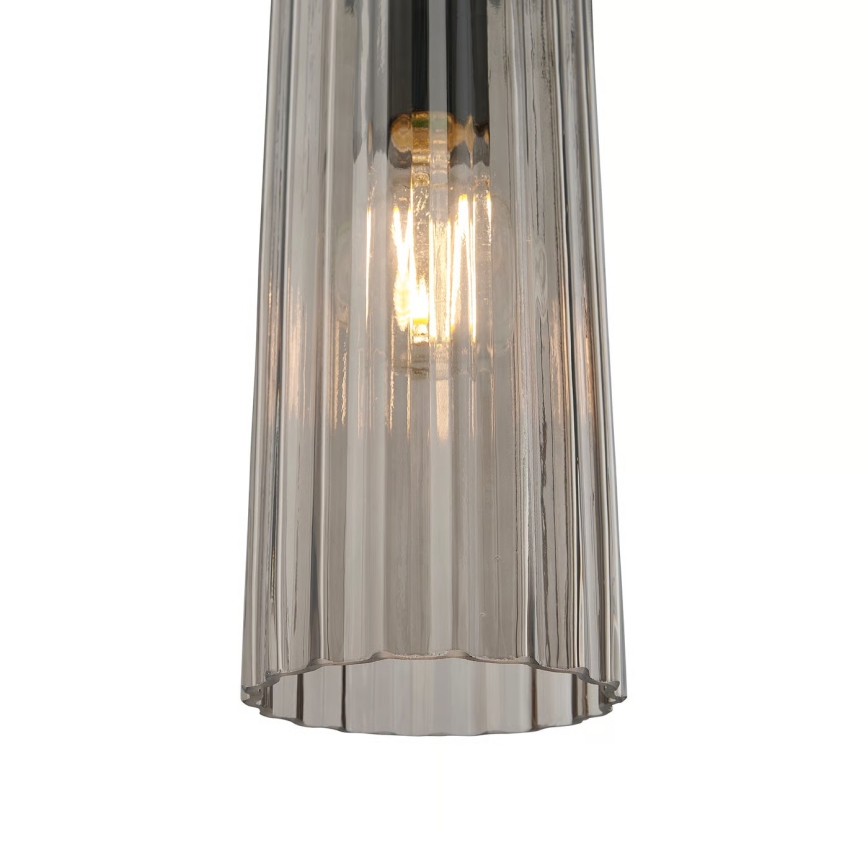 Nordlux - Lustr na lanku MIELLA 1xE27/25W/230V kouřová
