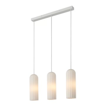 Nordlux - Lustr na lanku MIELLA 3xE27/25W/230V bílá