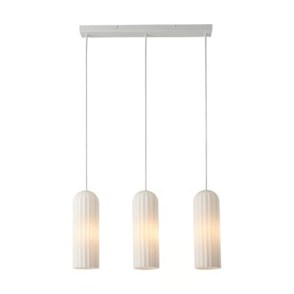 Nordlux - Lustr na lanku MIELLA 3xE27/25W/230V bílá