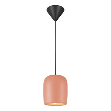 Nordlux - Lustr na lanku NOTTI 1xE27/25W/230V oranžová
