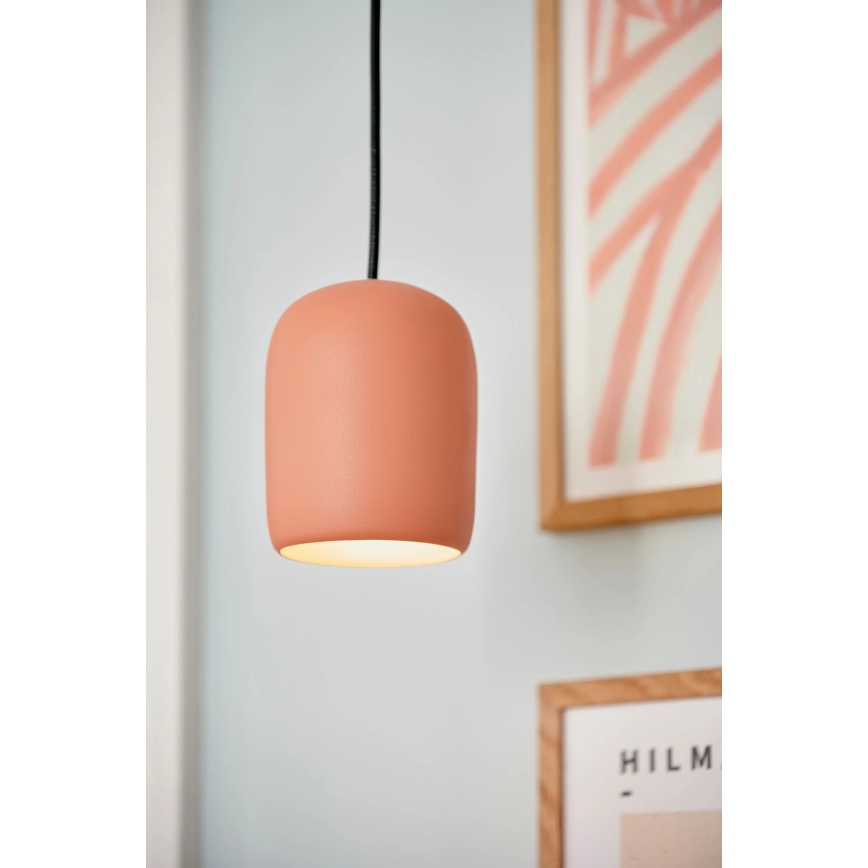Nordlux - Lustr na lanku NOTTI 1xE27/25W/230V oranžová