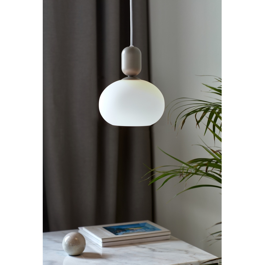 Nordlux - Lustr na lanku NOTTI 1xE27/40W/230V šedá