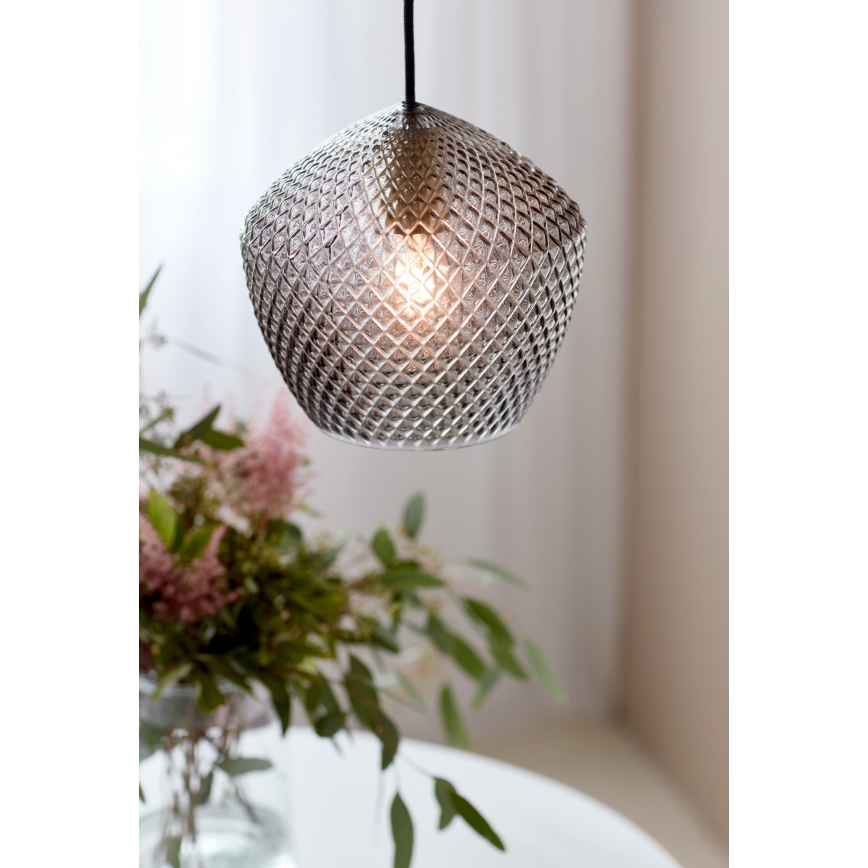 Nordlux - Lustr na lanku ORBIFORM 1xE27/40W/230V černá/šedá