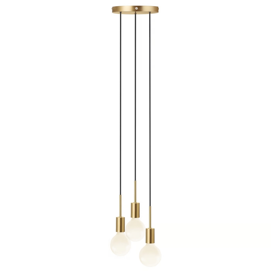 Nordlux - Lustr na lanku PACO 3xE27/25W/230V mosaz