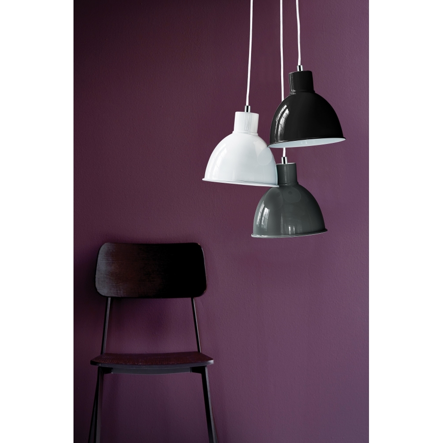 Nordlux - Lustr na lanku POP 1xE27/40W/230V antracit
