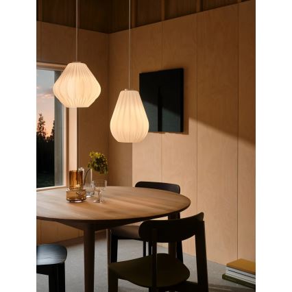 Nordlux - Lustr na lanku SALLINO 1xE27/15W/230V pr. 24 cm bílá